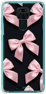 Силикон с усиленными углами чехол Coquette Ribbons Dark Coquette для Xiaomi Redmi Note 9 - 6767sp-2017 изображение 