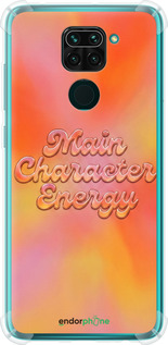 Силикон с усиленными углами чехол Aura Gradient Main Character Energy Aesthetic Y2K для Xiaomi Redmi Note 9 - 6783sp-2017 изображение 
