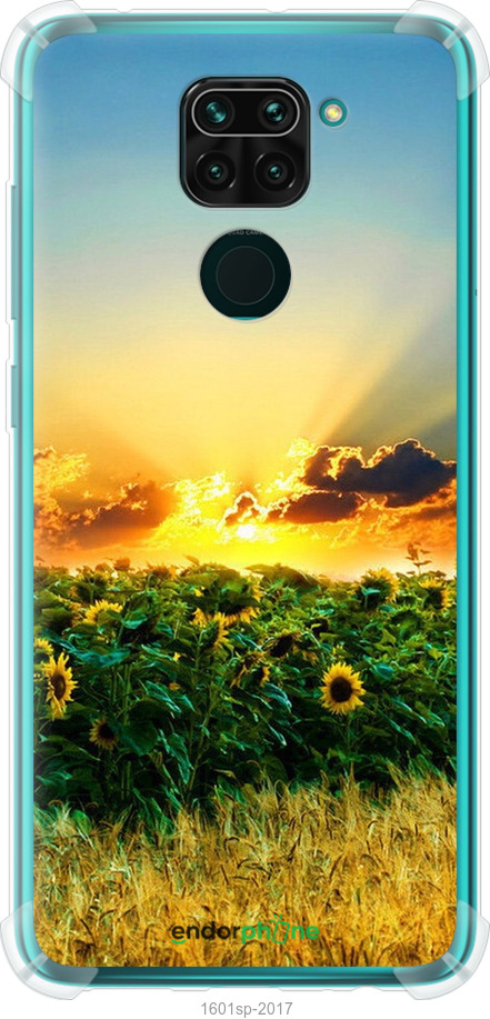 

Силіконовий протиударний с посиленими кутами чохол "Україна" для Xiaomi Redmi Note 9
