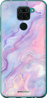 2D пластиковый чехол Нежный мрамор для Xiaomi Redmi Note 9 - 6310t-2017 изображение 