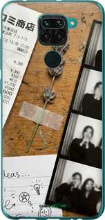 Силиконовый чехол Aesthetic Scrapbook Collage для Xiaomi Redmi Note 9 - 6773u-2017 изображение 