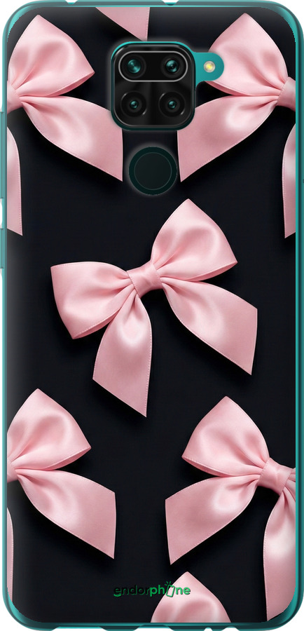 2D пластиковый чехол Coquette Ribbons Dark Coquette для Xiaomi Redmi Note 9 - 6767t-2017 изображение 