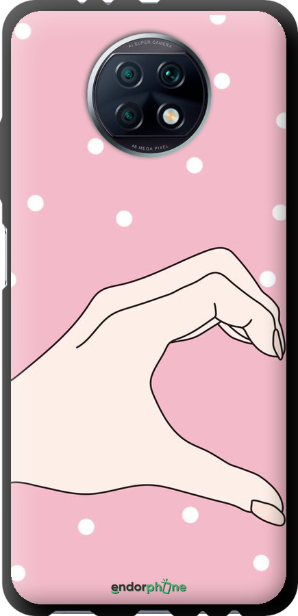 TPU чехол Половинка сердца для Xiaomi Redmi Note 9T - 4340b-2261 изображение 