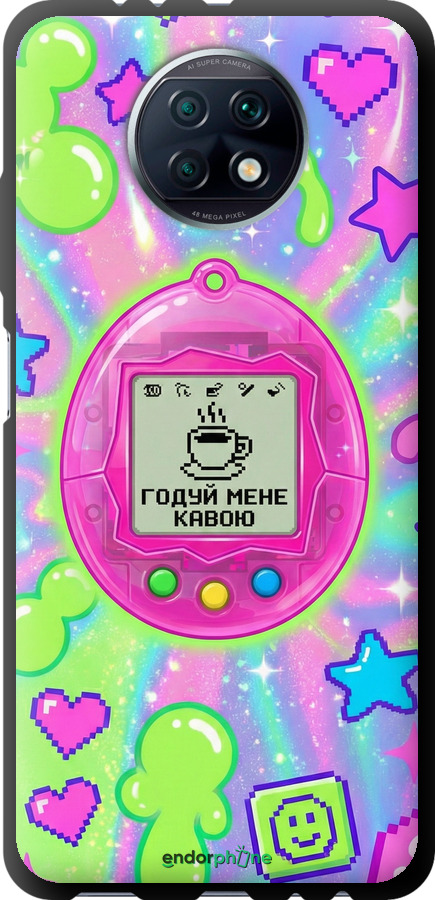 TPU чехол Y2K Aesthetic Retro Pet: Годуй мене кавою для Xiaomi Redmi Note 9T - 6784b-2261 изображение 