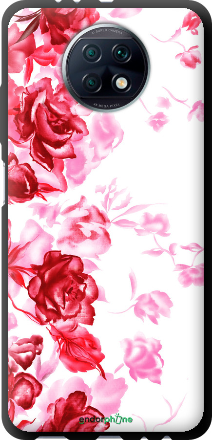 TPU чехол Намальовані троянди для Xiaomi Redmi Note 9T - 724b-2261 изображение 