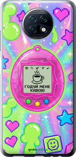 Силиконовый чехол Y2K Aesthetic Retro Pet: Годуй мене кавою для Xiaomi Redmi Note 9T - 6784u-2261 изображение 