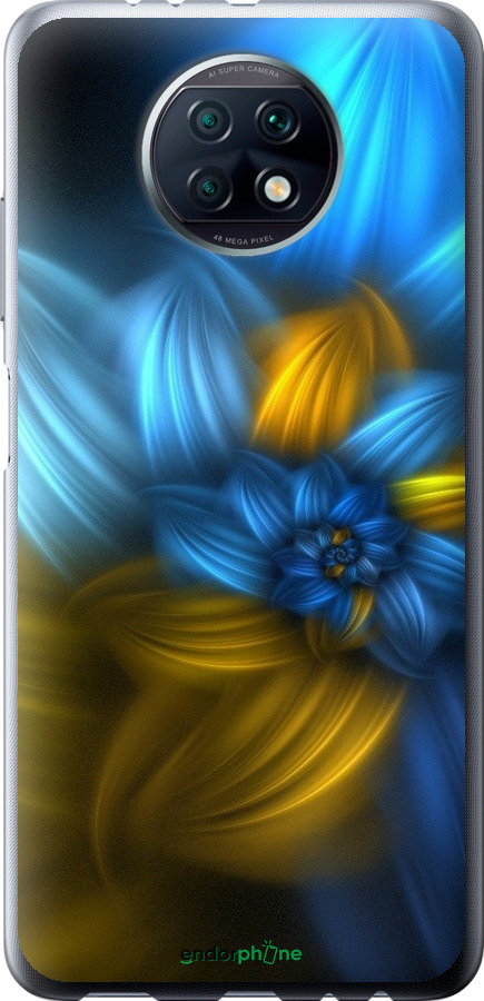 

Силіконовий чохол "Візерунок 46" для Xiaomi Redmi Note 9T, Синій