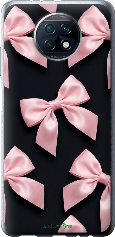 Силиконовый чехол Coquette Ribbons Dark Coquette для Xiaomi Redmi Note 9T - 6767u-2261 изображение 