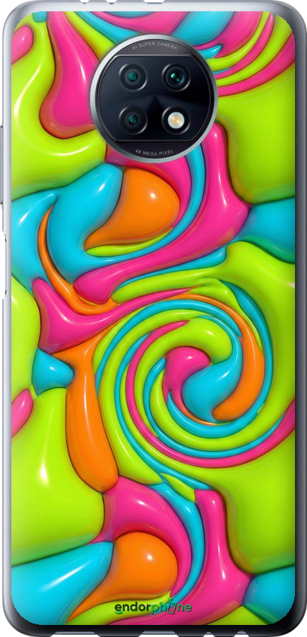 Силиконовый чехол Y2K Jelly Dream для Xiaomi Redmi Note 9T - 6780u-2261 изображение 