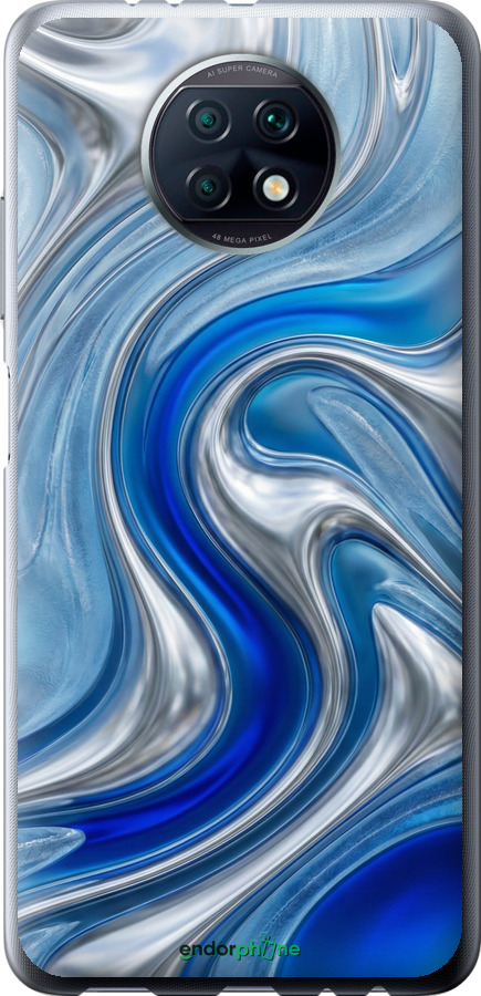 Силиконовый чехол Liquid Chrome для Xiaomi Redmi Note 9T - 6781u-2261 изображение 