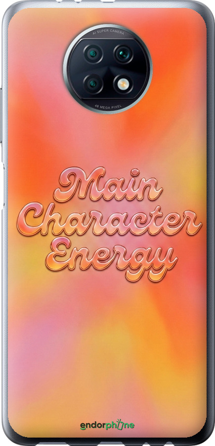 Силиконовый чехол Aura Gradient Main Character Energy Aesthetic Y2K для Xiaomi Redmi Note 9T - 6783u-2261 изображение 
