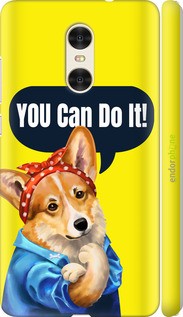 3D пластиковий матовий чехол чехол с корги You Can Do It для Xiaomi Redmi Pro - 6184m-342 изображение 