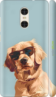 3D пластиковий матовий чехол Пес в очках для Xiaomi Redmi Pro - 6381m-342 изображение 