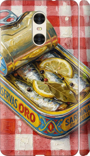 3D пластиковый матовый чехол Vintage Sardine Tin Phone для Xiaomi Redmi Pro - 6772m-342 изображение 