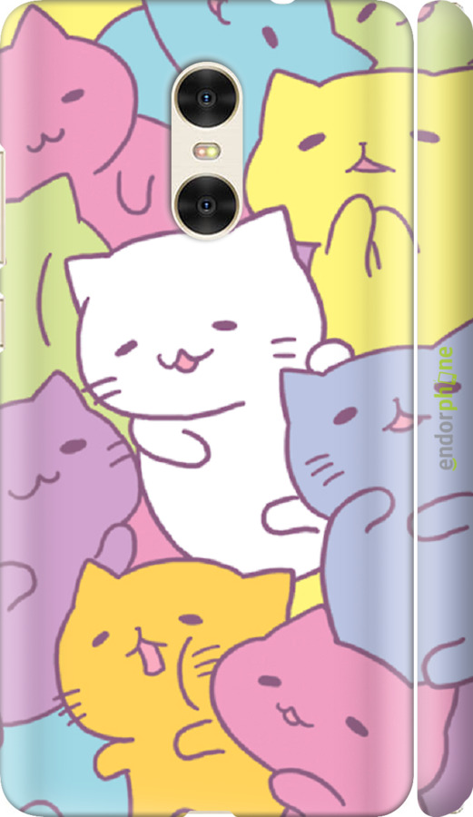 

3D пластиковий матовий чохол "Кошенята " для Xiaomi Redmi Pro, Білий