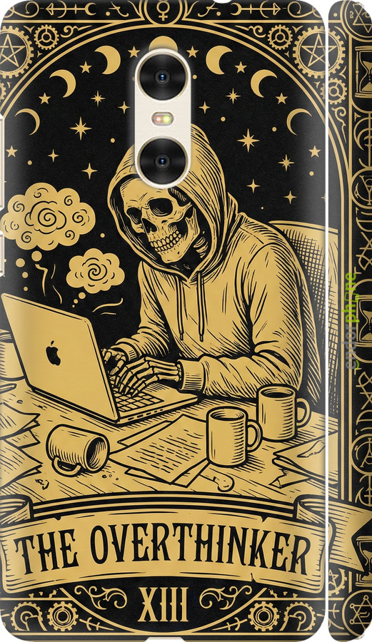 3D пластиковий матовий чехол The Overthinker для Xiaomi Redmi Pro - 6774m-342 изображение 