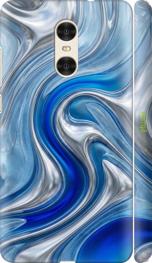 3D пластиковий матовий чехол Liquid Chrome для Xiaomi Redmi Pro - 6781m-342 изображение 