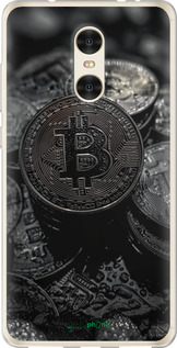 Силіконовий чехол Black Bitcoin для Xiaomi Redmi Pro - 6090u-342 изображение 