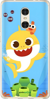 Силиконовый чехол Бейби Шарк для Xiaomi Redmi Pro - 6303u-342 изображение 