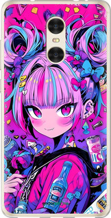 Силиконовый чехол Аниме милаха для Xiaomi Redmi Pro - 6314u-342 изображение 