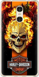 Силіконовий чехол Харлей девидсон для Xiaomi Redmi Pro - 6370u-342 изображение 