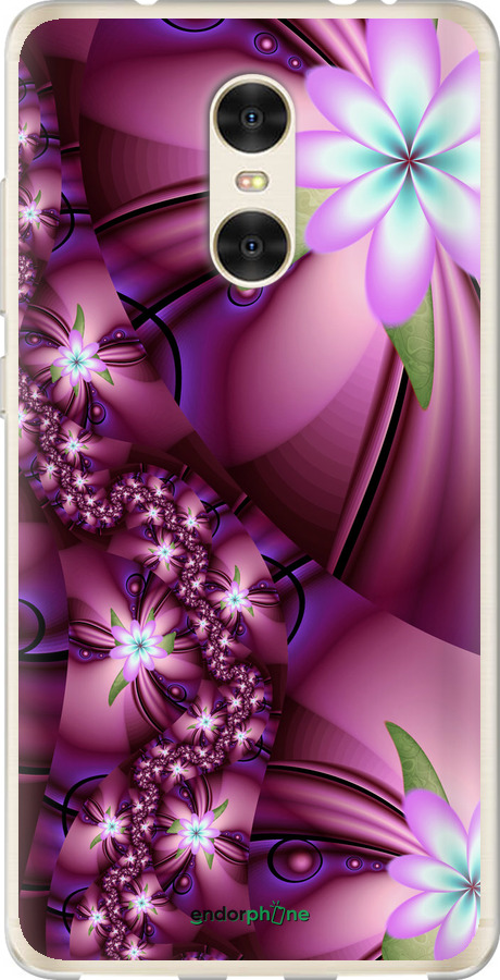 

Силіконовий чохол "Квіткова мозаїка" для Xiaomi Redmi Pro, Рожевий