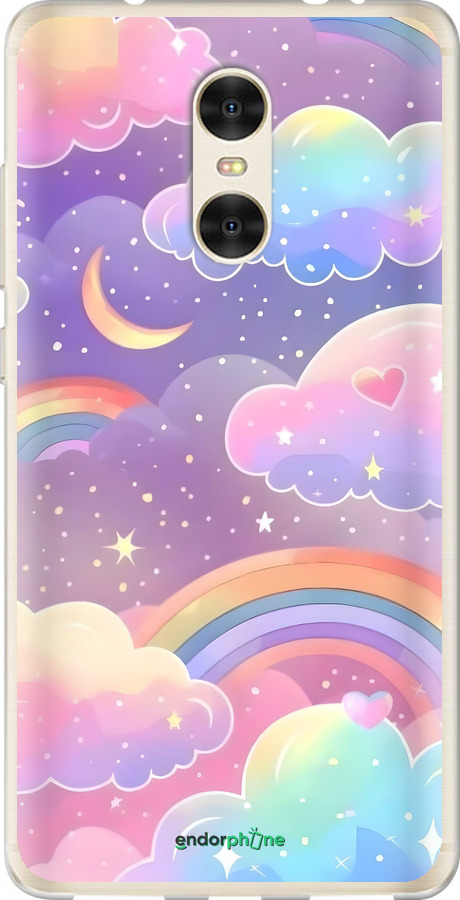 Силіконовий чехол Хмари та веселка для Xiaomi Redmi Pro - 6312u-342 изображение 