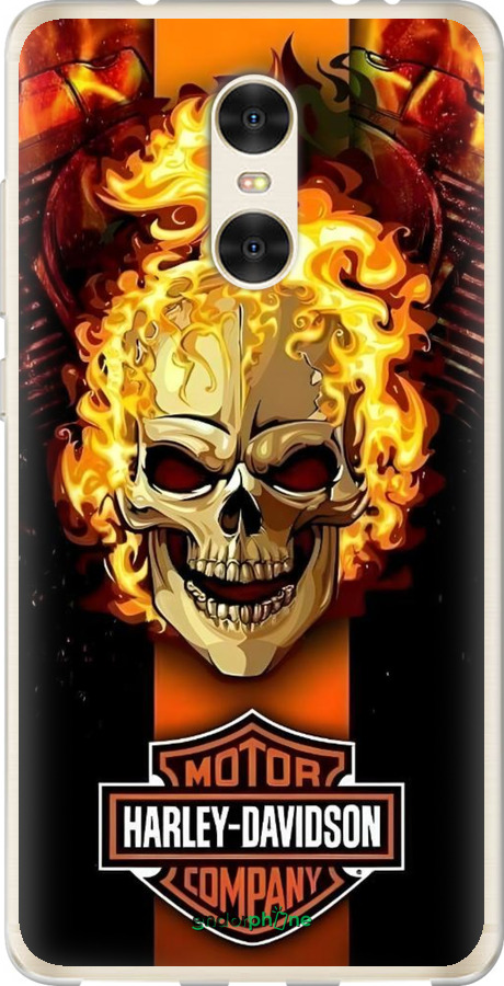 Силіконовий чехол Харлей девидсон для Xiaomi Redmi Pro - 6370u-342 изображение 