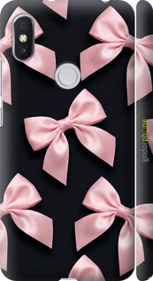3D пластиковый матовый чехол 'Coquette Ribbons Dark Coquette' для Xiaomi Redmi S2 изображение 1