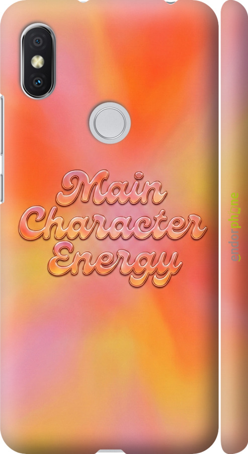 3D пластиковый матовый чехол Aura Gradient Main Character Energy Aesthetic Y2K для Xiaomi Redmi S2 - 6783m-1494 изображение 