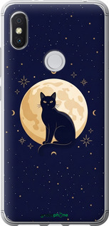 2D пластиковий чехол Cute Cat Celestial/Witchy для Xiaomi Redmi S2 - 6787t-1494 изображение 