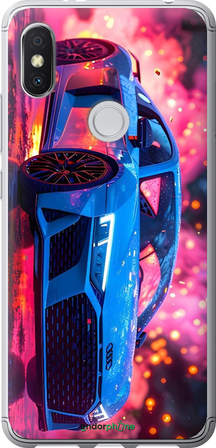 Силиконовый чехол Ауди для Xiaomi Redmi S2 - 6286u-1494 изображение 