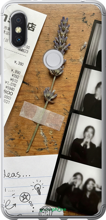 2D пластиковий чехол Aesthetic Scrapbook Collage для Xiaomi Redmi S2 - 6773t-1494 изображение 