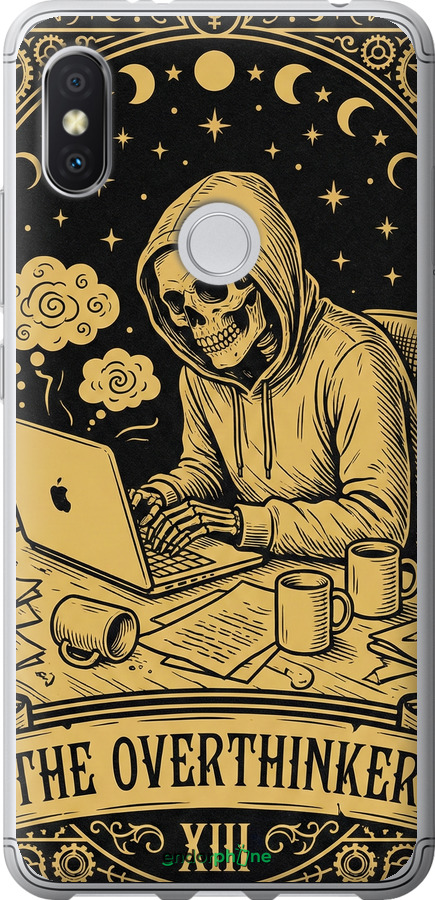 2D пластиковий чехол The Overthinker для Xiaomi Redmi S2 - 6774t-1494 изображение 