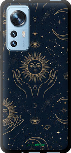 TPU чехол Celestial Harmony: Sun & Moon Gold Mystic Pattern для Xiaomi 12X - 6778b-2941 изображение 
