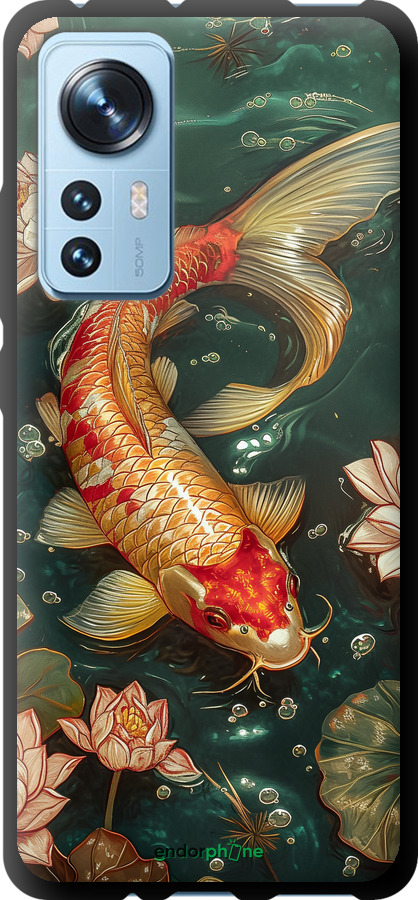 TPU чехол Мелодія Лотоса для Xiaomi 12 - 6106b-2555 изображение 