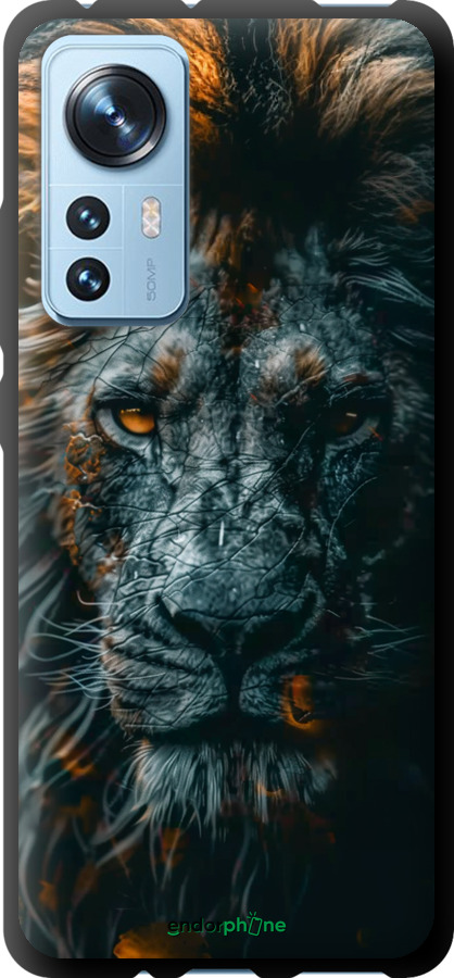 TPU чехол Лев в сумерках для Xiaomi 12X - 6154b-2941 изображение 