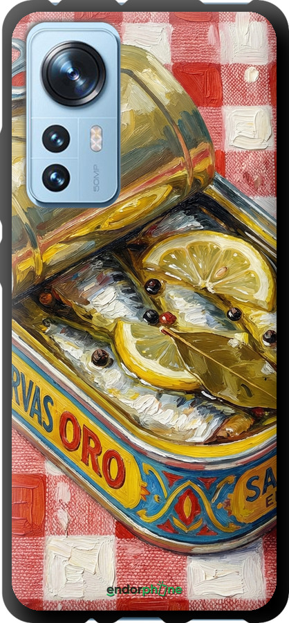 TPU чехол Vintage Sardine Tin Phone для Xiaomi 12X - 6772b-2941 изображение 