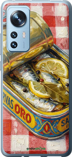 Силиконовый чехол Vintage Sardine Tin Phone для Xiaomi 12X - 6772u-2941 изображение 