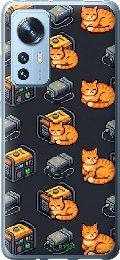 Силиконовый чехол Autonomous Zone для Xiaomi 12X - 6771u-2941 изображение 