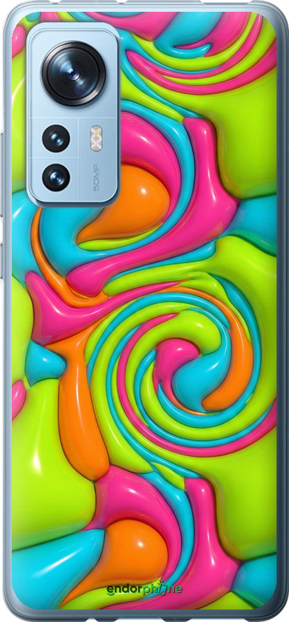 Силиконовый чехол Y2K Jelly Dream для Xiaomi 12X - 6780u-2941 изображение 