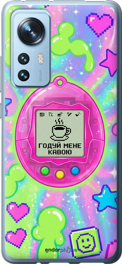 Силиконовый чехол Y2K Aesthetic Retro Pet: Годуй мене кавою для Xiaomi 12 - 6784u-2555 изображение 