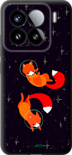 TPU чехол Лисички в космосе для Xiaomi Xiaomi 15 - 4519b-3880 изображение 