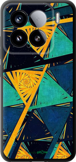TPU чехол Арт, абстракция, желтый, синий для Xiaomi Xiaomi 15 - 5382b-3880 изображение 
