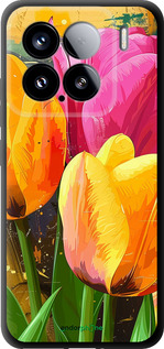 TPU чехол Нарисованные тюльпаны для Xiaomi Xiaomi 15 - 5990b-3880 изображение 