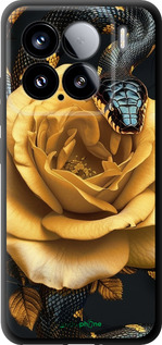 TPU чехол Black snake and golden rose для Xiaomi Xiaomi 15 - 6068b-3880 изображение 