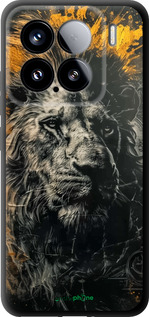 TPU чехол Лев в золотых красках для Xiaomi Xiaomi 15 - 6155b-3880 изображение 