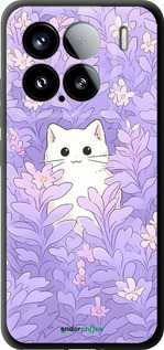 TPU чехол Котик в цветах для Xiaomi Xiaomi 15 - 6390b-3880 изображение 