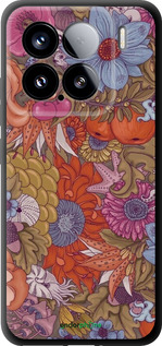 TPU чехол Абстрактные цветы для Xiaomi Xiaomi 15 - 6526b-3880 изображение 