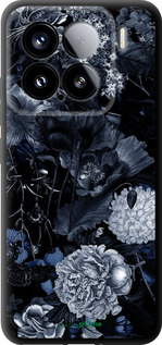 TPU чехол Абстрактный цветочный рисунок в синих тонах для Xiaomi Xiaomi 15 - 6539b-3880 изображение 